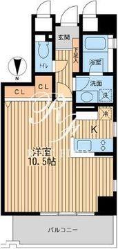 芝公園アパートメント 1101 間取り図