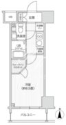 レジディア笹塚2 704 間取り図