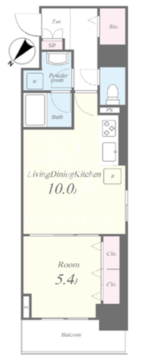 ナナエイニホンバシ 205 間取り図
