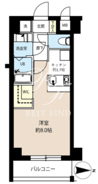 レオーネ王子飛鳥山 101 間取り図