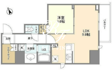 シェフルール新御徒町2 1103 間取り図