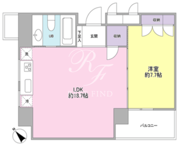 フォレストタウン参宮橋 902 間取り図