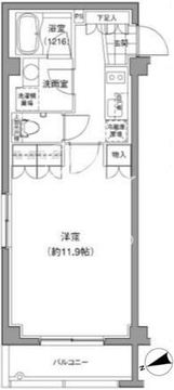 JP noie 小石川富坂 101 間取り図