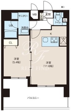 マキシヴ八広 406 間取り図