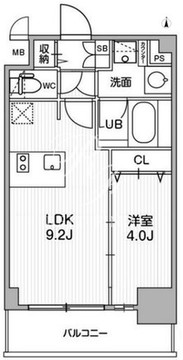 ディームス東陽町2 911 間取り図