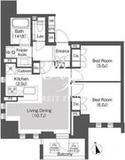 ベルビュー千代田飯田橋 601 間取り図