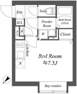 リーガランド初台 301 間取り図