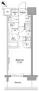ザ・パークハビオ目黒 204 間取り図