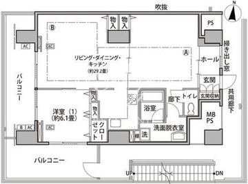 東雲キャナルコートCODAN 16-713 間取り図