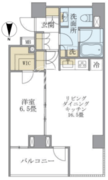 アパートメンツ元麻布内田坂 601 間取り図
