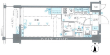 ズーム品川南 602 間取り図