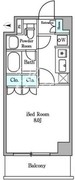 ディームス麻布狸穴町 603 間取り図