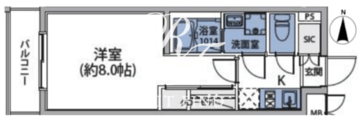 ルネサンスコート目黒 202 間取り図