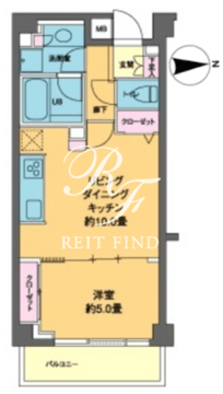 カスタリア高輪台2 604 間取り図