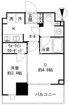 JP noie 亀戸 218 間取り図