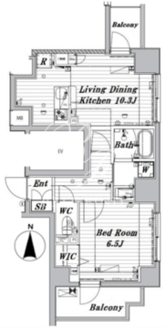 メイクスデザイン両国 N-904 間取り図