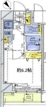 コンシェリア・デュー勝どき 811 間取り図