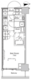 プラウドフラット門前仲町5 406 間取り図
