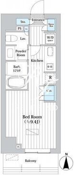 JP noie 錦糸町 204 間取り図