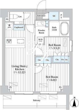 JP noie 錦糸町 901 間取り図