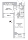レジディア市ヶ谷2 1201 間取り図