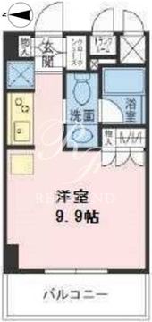 ザパームス両国 306 間取り図