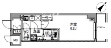 エスレジデンス王子ウエスト 203 間取り図