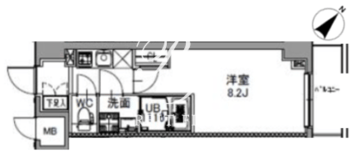 エスレジデンス王子ウエスト 303 間取り図