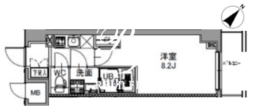 エスレジデンス王子ウエスト 503 間取り図