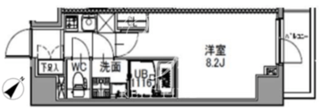 エスレジデンス王子ウエスト 704 間取り図