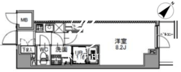 エスレジデンス王子ウエスト 903 間取り図