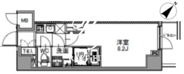 エスレジデンス王子ウエスト 1103 間取り図