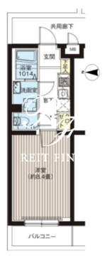 アルファプライム羽田大鳥居 303 間取り図