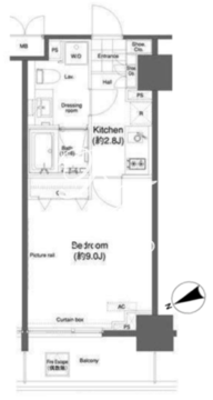 アーバネックス市谷柳町 503 間取り図