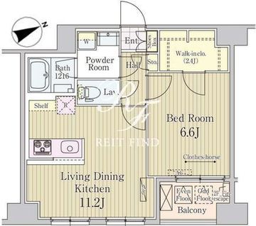 京橋レジデンス 403 間取り図