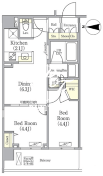ヒーリングゲート押上 602 間取り図