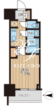 クロスレジデンス蒲田2 503 間取り図