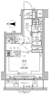 リルシアシティ東向島 602 間取り図