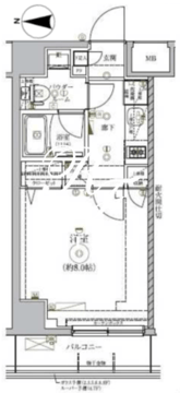 リルシアシティ東向島 704 間取り図
