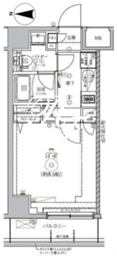 リルシアシティ東向島 904 間取り図
