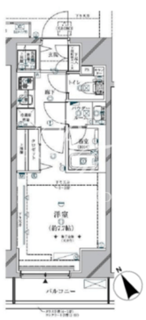 クレイシア三軒茶屋 903 間取り図