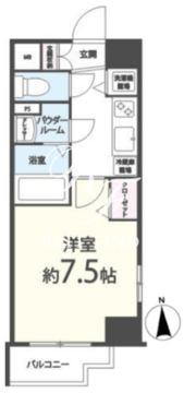 メゾンドソレイユ・シノハラ 701 間取り図