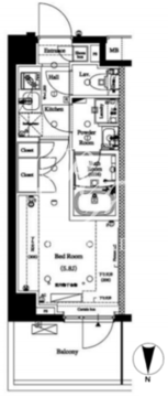 アークマーク品川中延ｓｔａ． 306 間取り図
