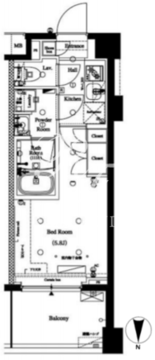 アークマーク品川中延ｓｔａ． 305 間取り図