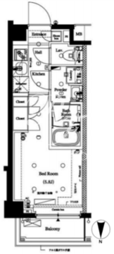 アークマーク品川中延ｓｔａ． 503 間取り図
