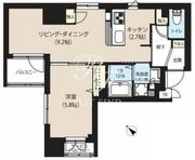 グランカーサ日本橋浜町 203 間取り図