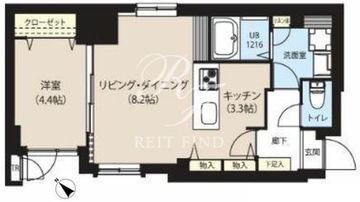 グランカーサ日本橋浜町 101 間取り図