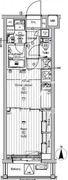 プレミアムキューブ新宿中井 303 間取り図