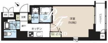 グランカーサ日本橋浜町 601 間取り図