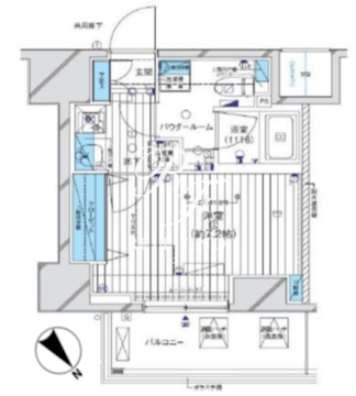 メインステージ目黒3 501 間取り図